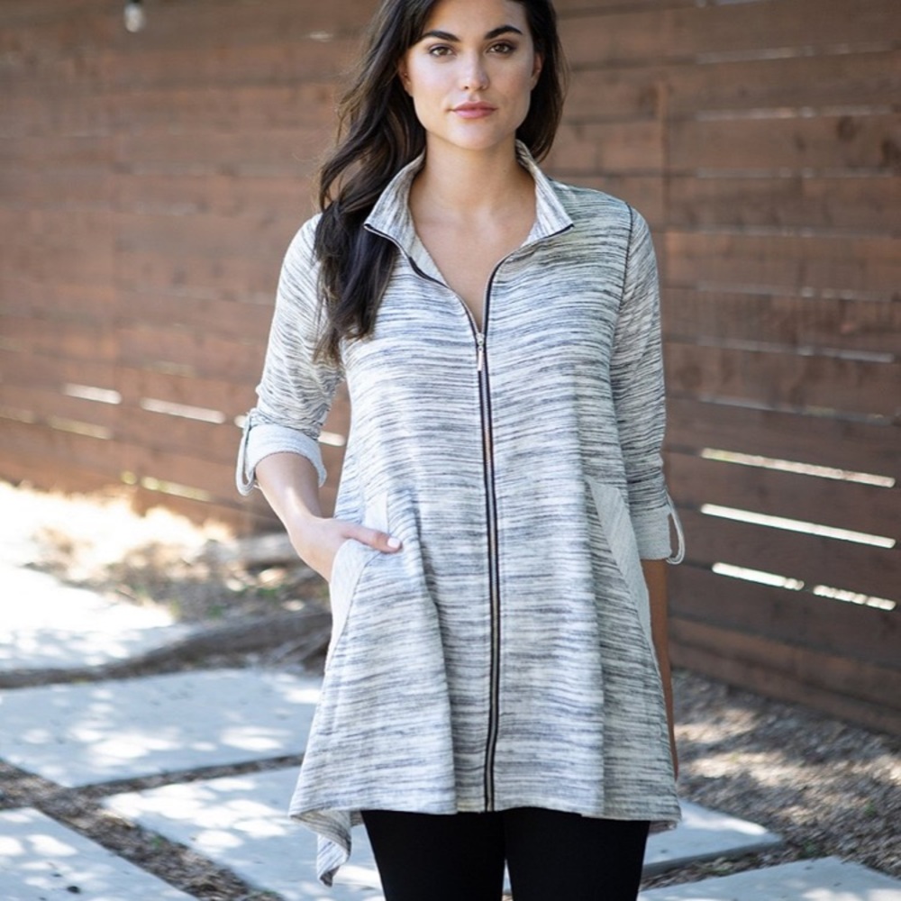 Adorable easy wear athleisure jacket